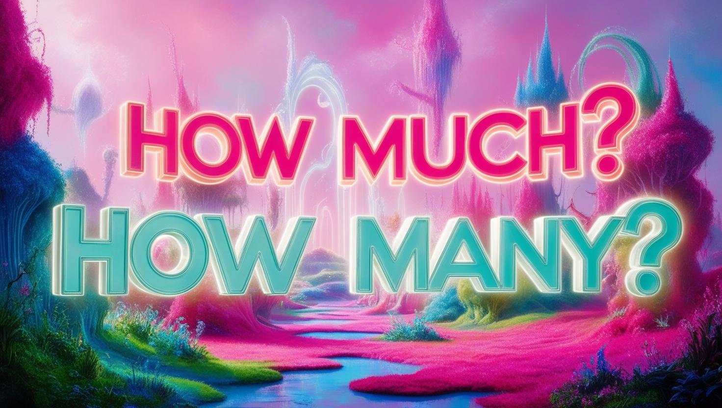 How Much or How Many
