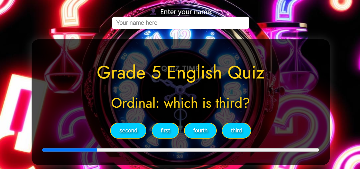 Quiz Grade 5