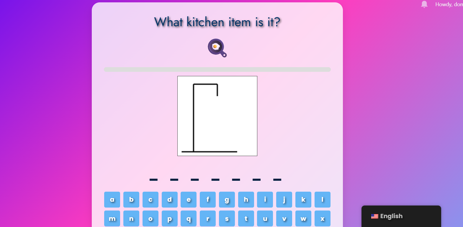 Hangman Kitchen