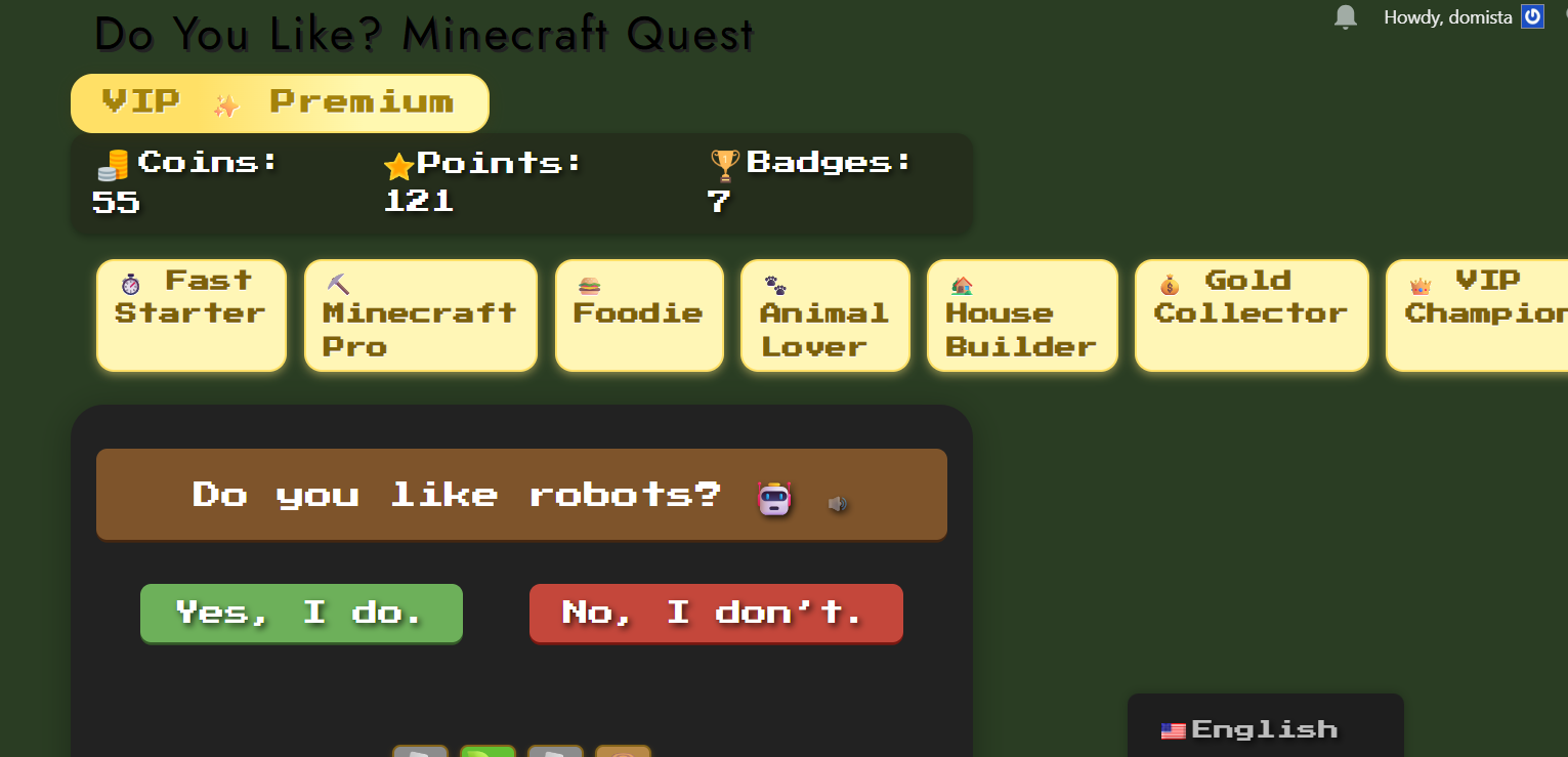 Minecraft Quest – Do you like?