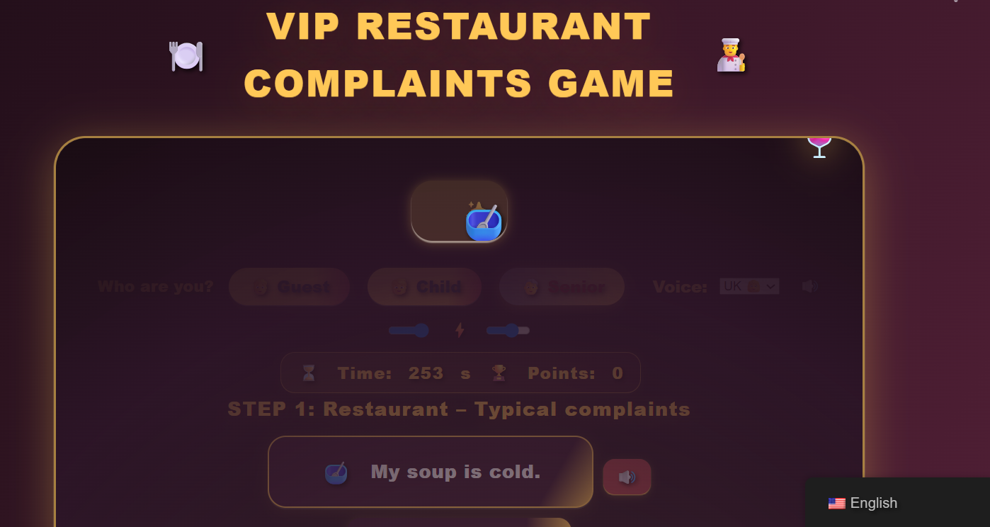 Restaurant complaints
