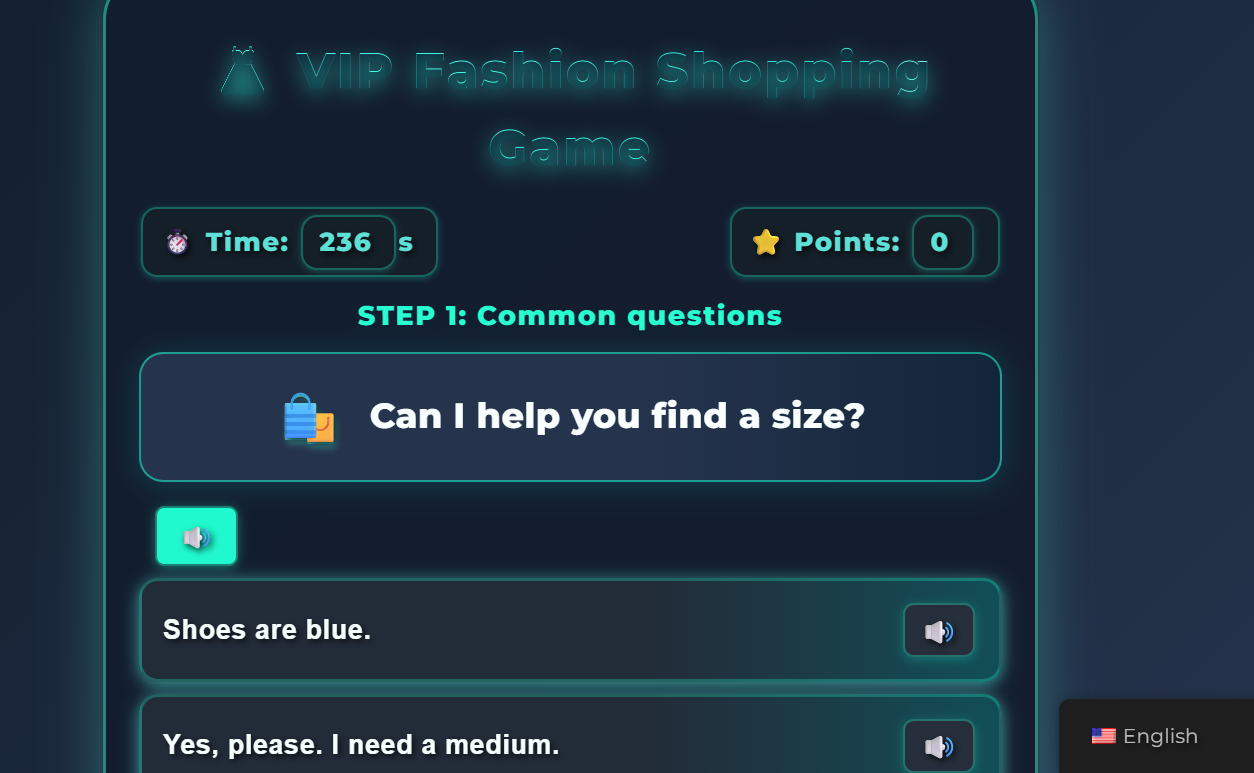 Buying clothes
