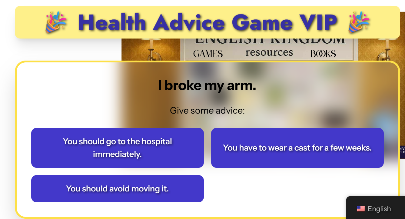 Health Advice Game